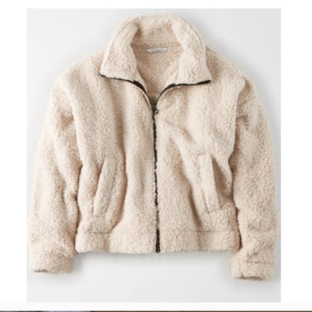 American Eagle teddy sherpa jacket